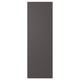 Option: SKATVAL Door with hinges, dark grey, 60x180 cm