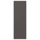 Option: SKATVAL Door with hinges, dark grey, 40x120 cm