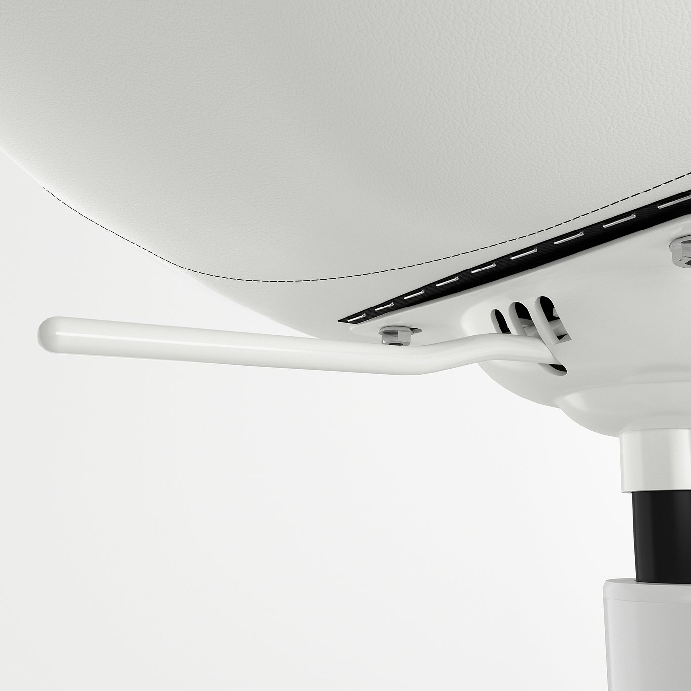 SKRUVSTA swivel chair, Ysane white - IKEA Norway