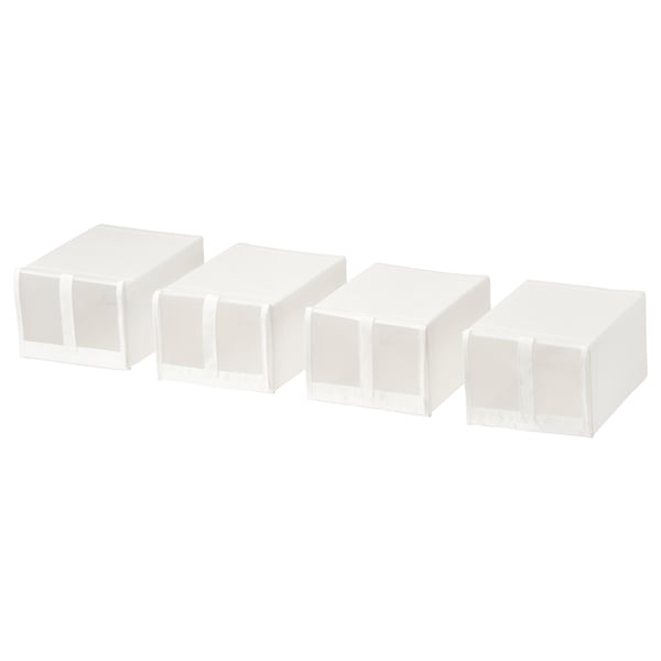 SKUBB Shoe box, white, 22x34x16 cm
