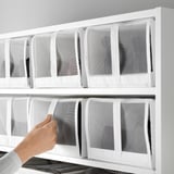 SKUBB Shoe box, white, 22x34x16 cm