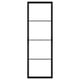 Option: SKYTTA Sliding door frame, black, 77x231 cm