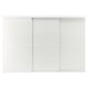 Option: SKYTTA / TJÖRHOM Sliding door combination, white/white, 301x205 cm