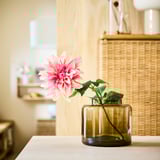 SMYCKA Artificial flower, in/outdoor Dahlia/pink, 65 cm
