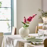 SMYCKA Artificial flower, in/outdoor mullein/dark pink, 79 cm