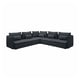 SÖDERHAMN Corner sofa, 6-seat, Knäbäck anthracite