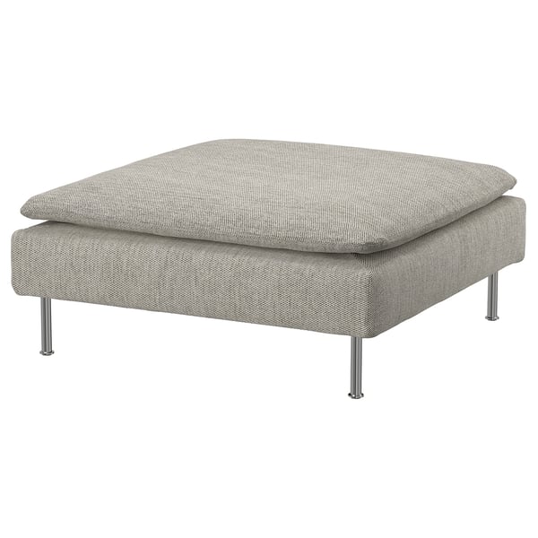 SÖDERHAMN Footstool, Viarp beige/brown