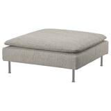 SÖDERHAMN Footstool, Viarp beige/brown