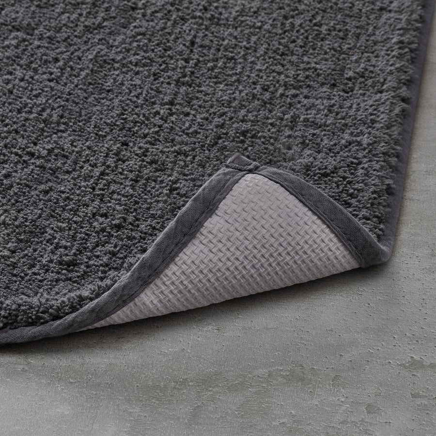 SÖDERSJÖN Bath mat - dark grey - IKEA Norway