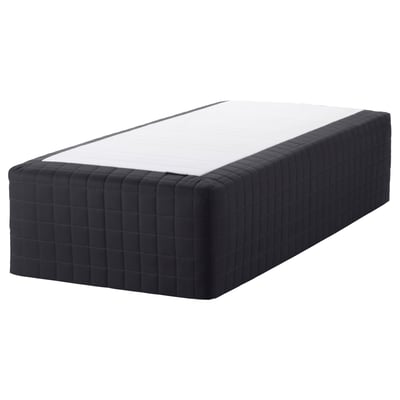 STAVANGER Wooden base sprung mattress, medium firm/anthracite, 90x200 cm