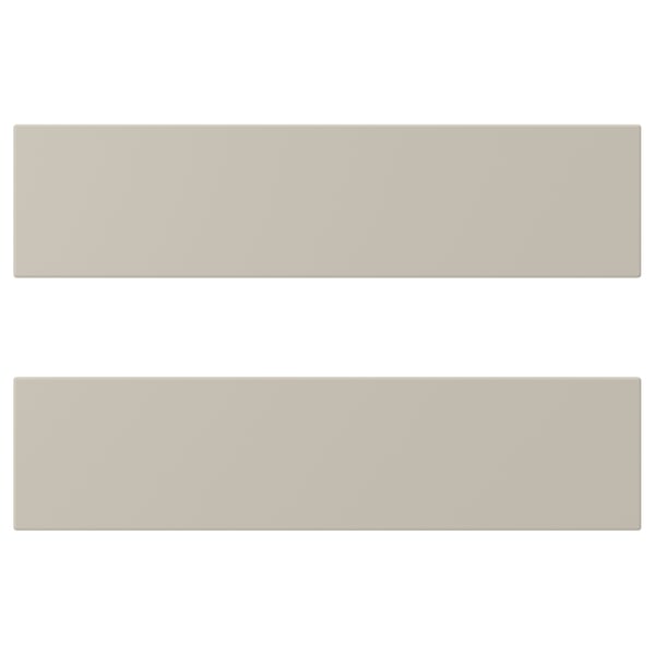 STENSUND Drawer front, beige, 40x10 cm