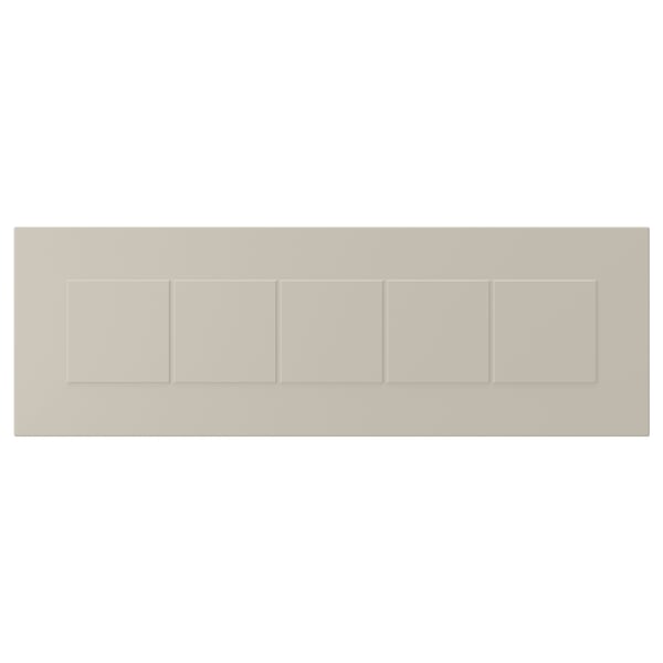STENSUND Drawer front, beige, 60x20 cm