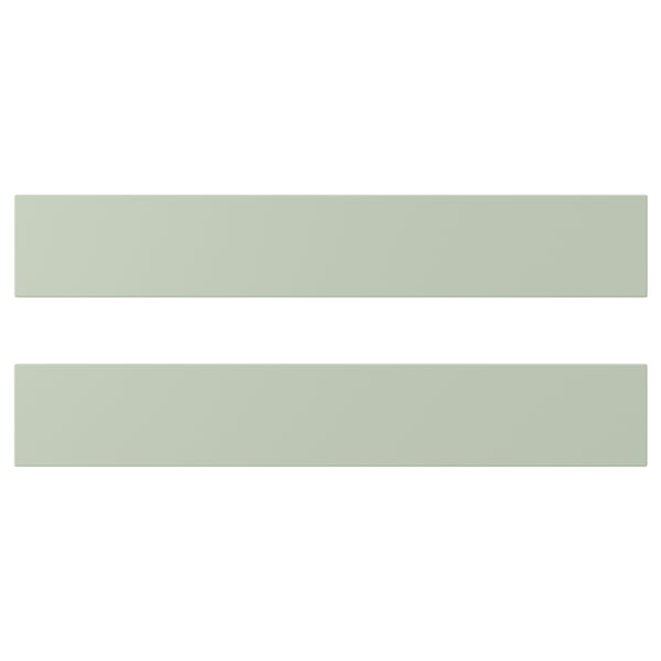 STENSUND Drawer front, light green, 60x10 cm