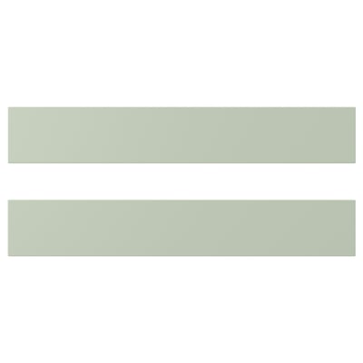 STENSUND Drawer front, light green, 60x10 cm