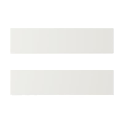 STENSUND Drawer front, white, 40x10 cm