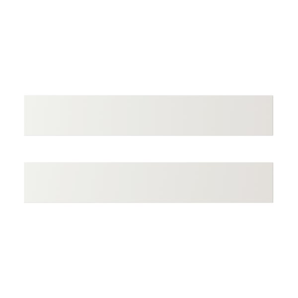STENSUND Drawer front, white, 60x10 cm