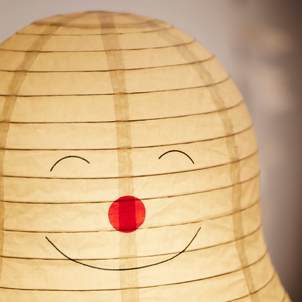 STRÅLA Floor lamp, snowman