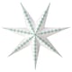 STRÅLA Lamp shade, paper star/white green, 70 cm