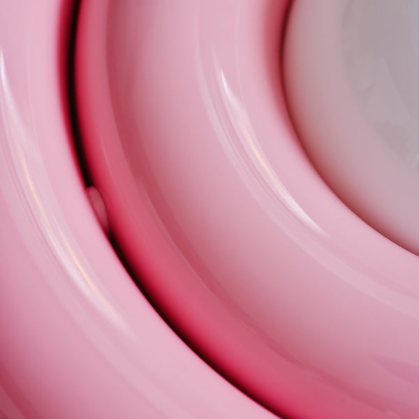 STRÅLA LED decorative table lamp, plastic/battery-operated pink