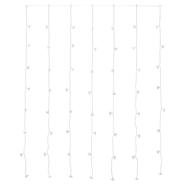 STRÅLA LED lighting curtain, star
