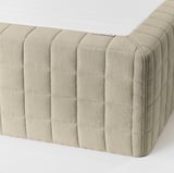 STUVLAND Wooden base sprung mattress, firm/natural, 120x200 cm