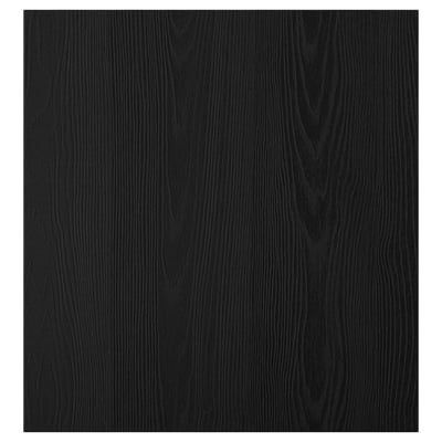 TIMMERVIKEN Door, black, 60x64 cm