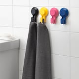 TISKEN Hook with suction cup, mixed colours