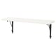 TRANHULT / KROKSHULT Wall shelf, white stained aspen, 80x20 cm