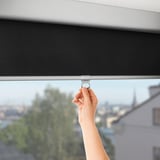 TRETUR Block-out roller blind, dark grey, 80x195 cm