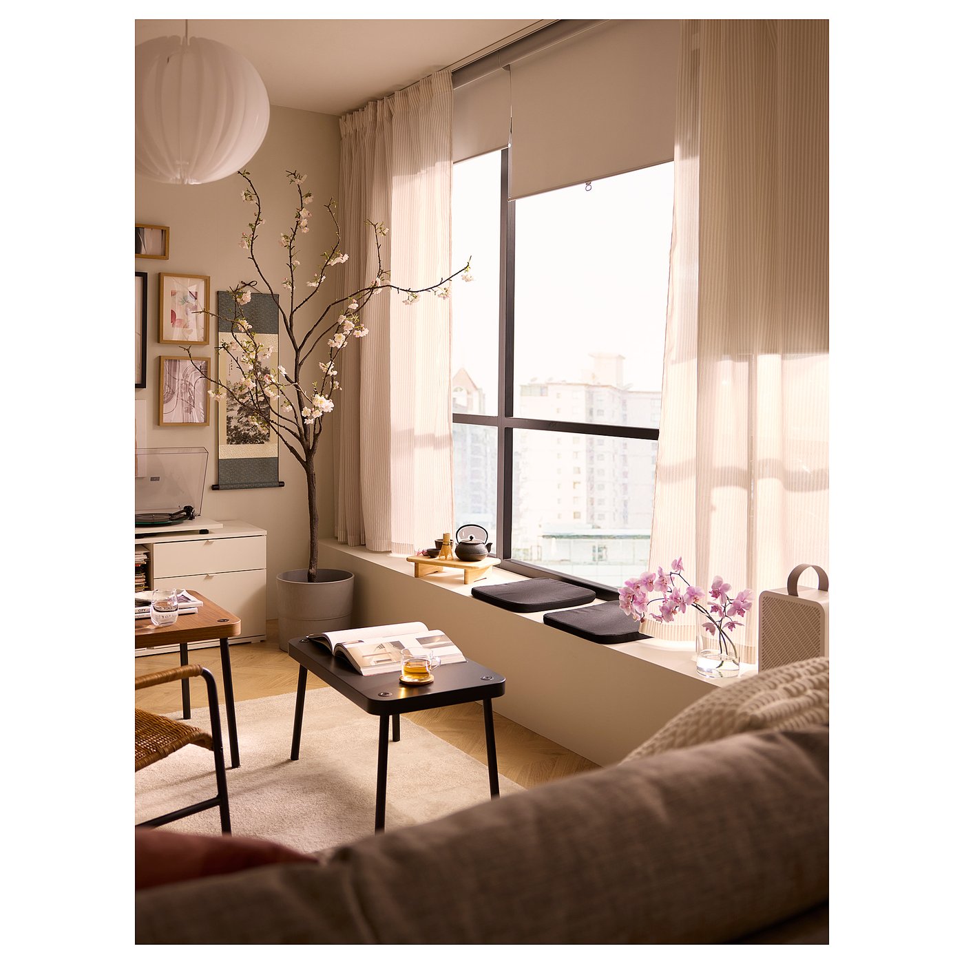 TRETUR block-out roller blind, white, 120x195 cm - IKEA Norway
