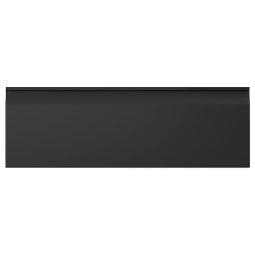 UPPLÖV kitchen cabinet in sleek black with modern design and integrated handle.