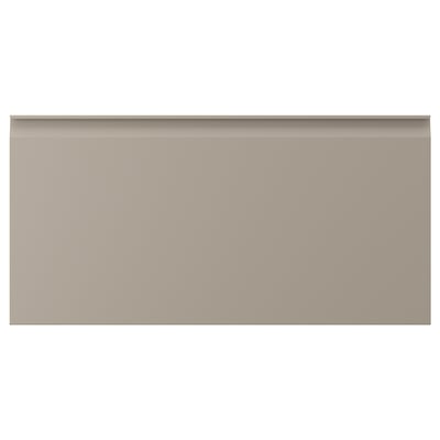 UPPLÖV Drawer front, matt dark beige, 80x40 cm