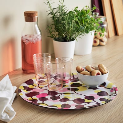 VÄDERFISK Tray, multicolour, 38 cm