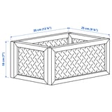 VÄLTNING Box, natural, 25x35x15 cm