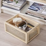 VÄLTNING Box, natural, 25x35x15 cm