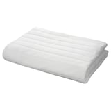 VÅLFJÄLLET white mattress topper, recycled polyester, soft knit cover, rectangular.