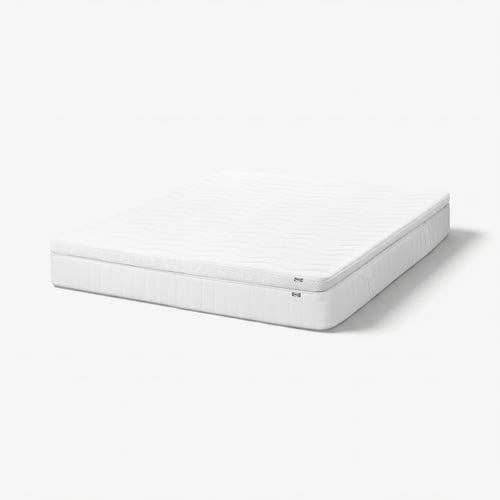 VÅLFJÄLLET Mattress and mattress pad, firm/medium firm white/Norrsele, 160x200 cm