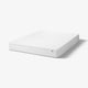 A VÅLFJÄLLET rolled mattress, white, rectangular, with a quilted top.
