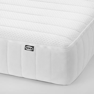 VÅLFJÄLLET Pocket spring mattress, 5 zones, medium firm/white, 160x200 cm