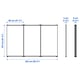 VARHAUG room divider, beige, 242x157 cm - IKEA Norway