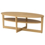 VEJMON Coffee table, oak veneer, 140x66 cm