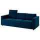 VIMLE 3-seat sofa, with headrest/Djuparp dark green-blue