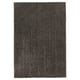 VINDEBÄK Rug, high pile, grey-brown, 133x195 cm