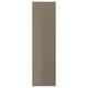 VOXTORP Cover panel, high-gloss dark grey-brown, 62x220 cm