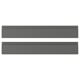 VOXTORP Drawer front, dark grey, 60x10 cm