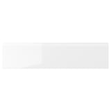 VOXTORP Drawer front, high-gloss white, 80x20 cm