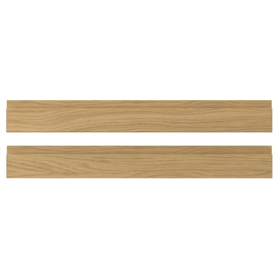 VOXTORP Drawer front, oak effect, 80x10 cm