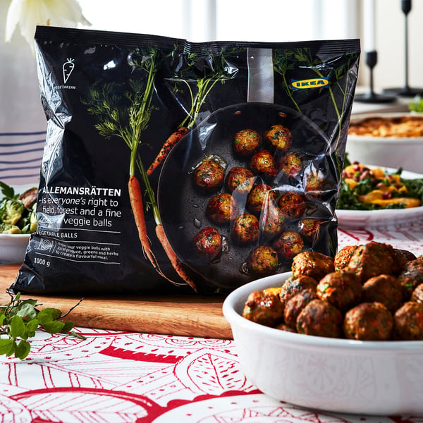 ALLEMANSRÄTTEN Grønnsaksboller, frysevare, 1000 g