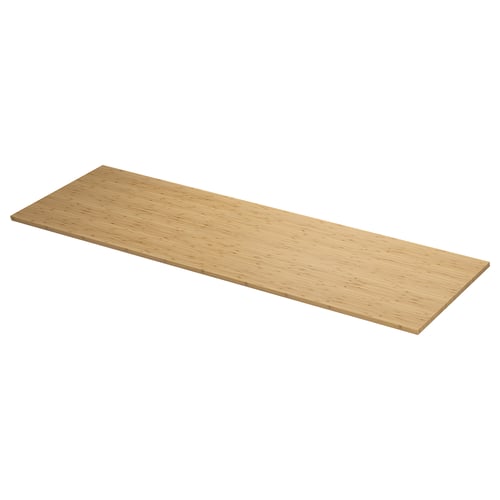 ÅLSKEN Benkeplate, bambus/finer, 182x49 cm