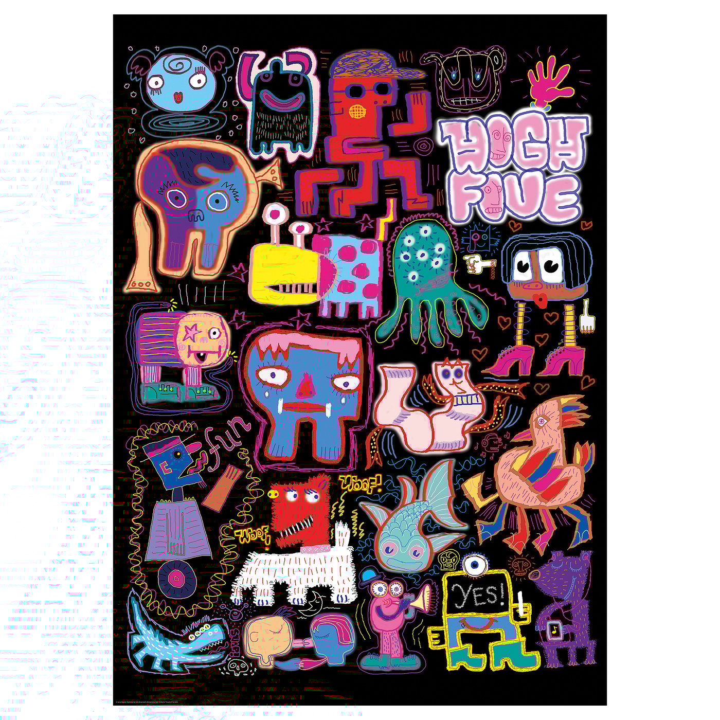 BILD Plakat, high five, 50x70 cm